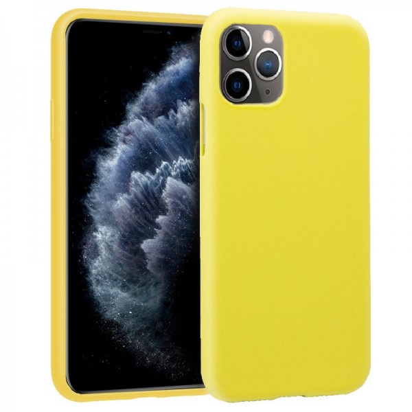 Funda COOL Silicona para iPhone 11 Pro (Amarillo) D