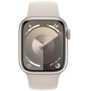 Apple Watch Série 9 GPS 41mm alumínio sport band S/M beige D