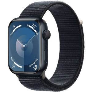 Apple Watch Serie 9 GPS 45mm aluminio negro sport loop negro H