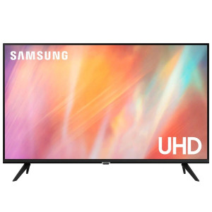 Smart TV Samsung Crystal 65" LED UHD AU7025 preto D