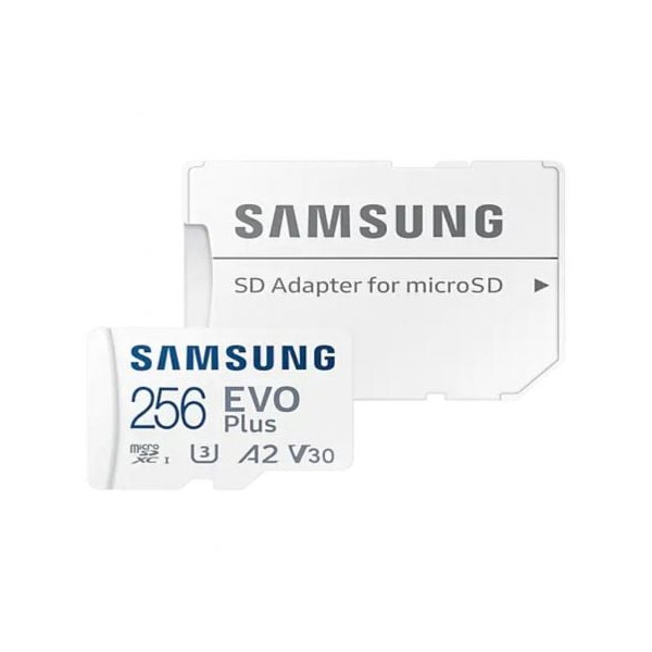 Cartão de memória Samsung Evo plus 2021 256GB classe 10 D