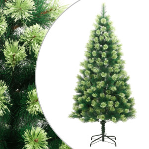 Árbol de Navidad artificial con bisagras y soporte 120 cm D