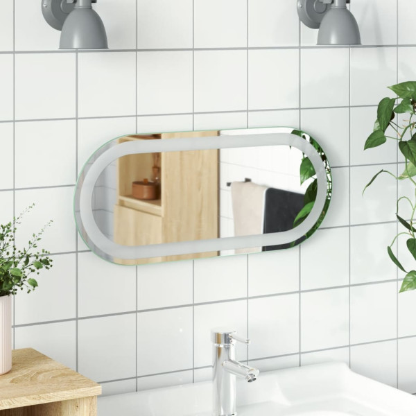Espelho de banheiro LED oval 60x25 cm D