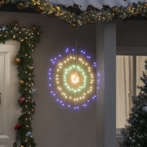 Luces de Navidad de estrellas 140 LED de colores 17 cm D