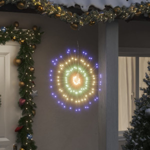 Luzes de Natal de estrelas 140 LED de cores 17 cm D