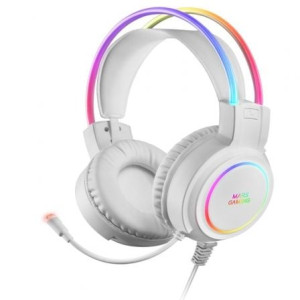 Auriculares Mars Gaming MHRGB blanco D