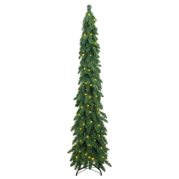 Árvore de Natal artificial iluminada com 100 LEDs 180 cm D