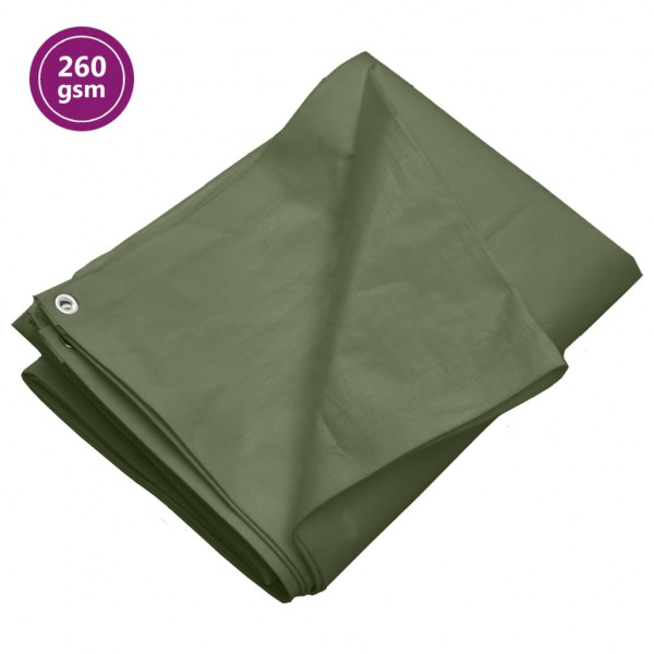 Tela HDPE verde 260 g/m2 3x5 m D