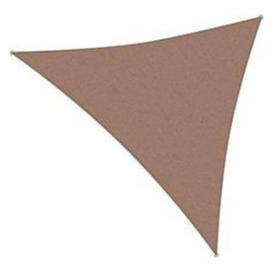 ProGarden Toldo triangular de cor de areia 3x3x3 m D