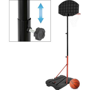 XQ Max Conjunto de cesta de basquete portátil de altura ajustável D