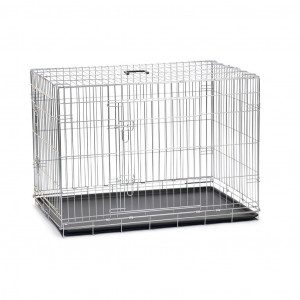 Karlie Cage para cães com 2 portas prata 107.5x70.5x76.5 cm D