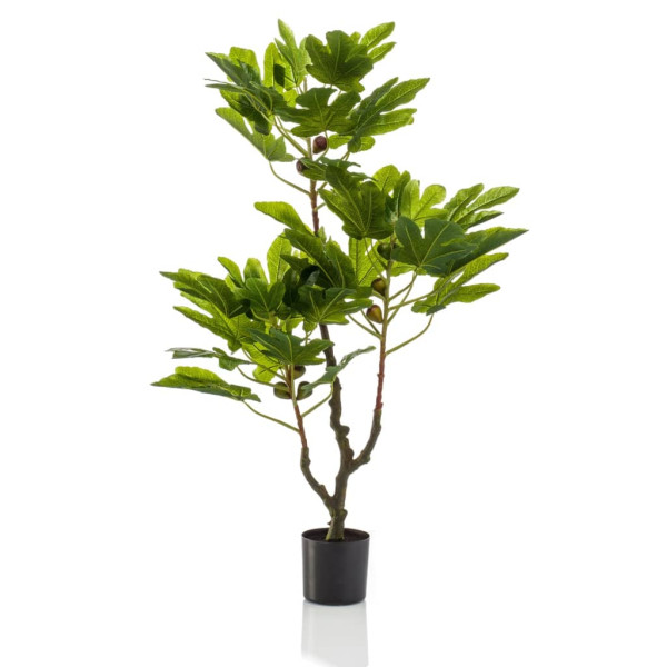 Emerald Figueira artificial com frutos em pote 95 cm D