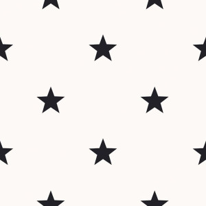 Noordwand Papel de parede Friends&Coffee Little Stars preto e branco D