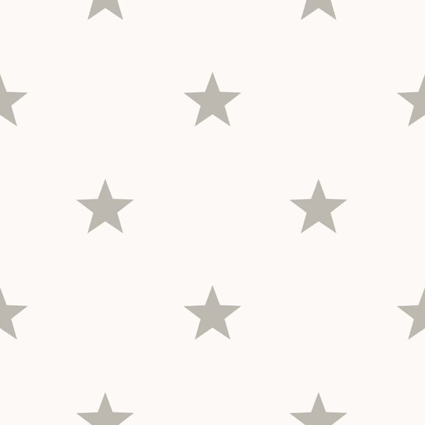 Noordwand Papel pintado Friends&Coffee Little Stars gris claro blanco D