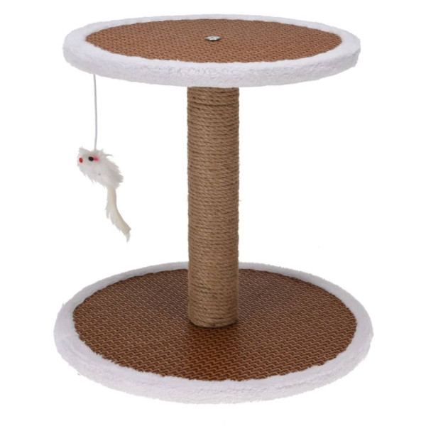 Pets Collection Raspador de gatos com suporte e mouse 35x35x33 cm D
