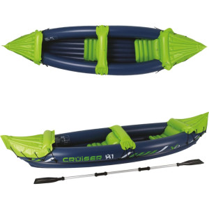 XQ Max Kayak Cruiser X1 azul y verde 325x81x53 cm D