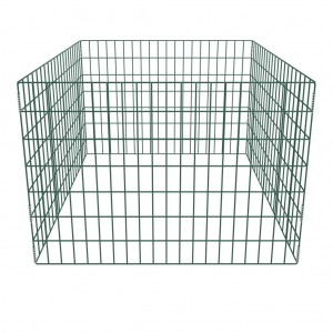 Compostador de malla cuadrado 100x100x70 cm H