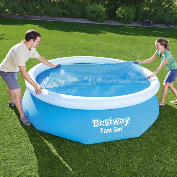 Bestway Cobertura solar para piscina Flowclear 305 cm D