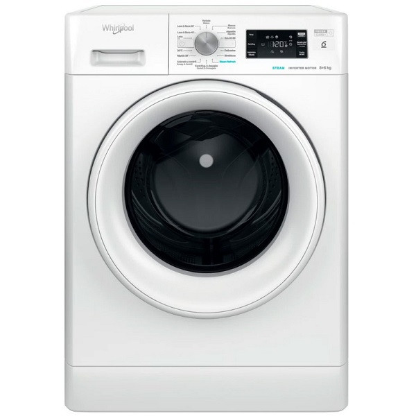 Lavasecadora WHIRLPOOL B/D 8/6Kg FFWDB864349WVSPT blanco D