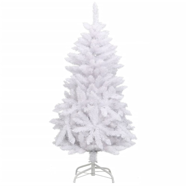 Árvore de Natal artificial com dobradiças e suporte branco 120cm D