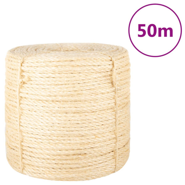 Cordas 100% sisal 6 mm 50 m D