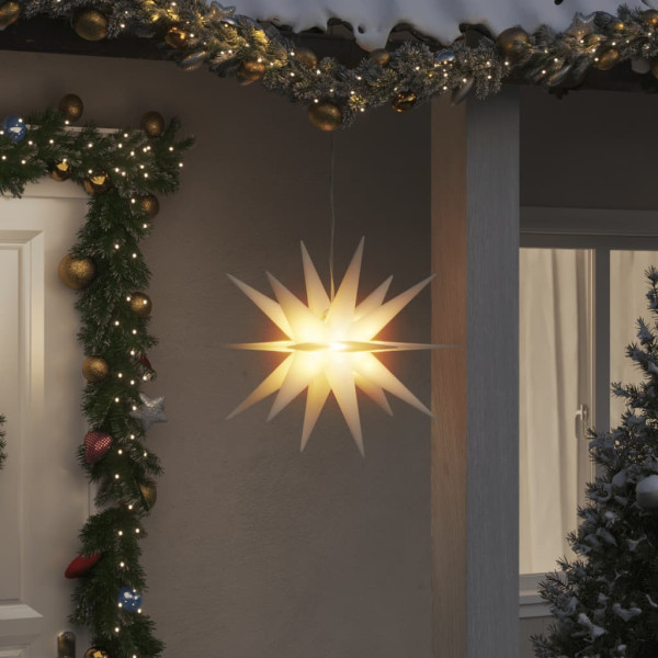 Lâmpada de Natal com LED dobrável branco 57 cm D