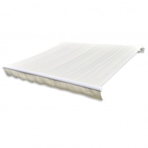 Toldo de lona branco creme 450x300 cm D