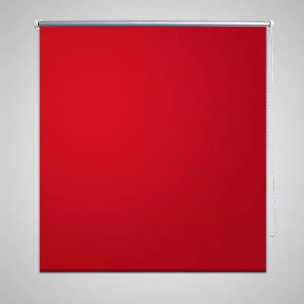 Cortina Persiana Rolável 120 x 230 cm Vermelho D