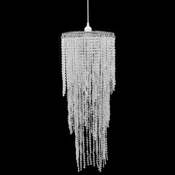 Lámpara colgante elegante con cristales. 26 x 70 cm D