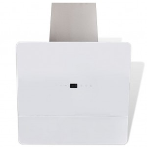 Exaustor 600 mm vidro temperado branco H