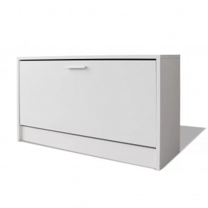Banco sapateira 80x24x45 cm branco H