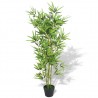 Planta bambu artificial com vaso 120 cm verde 1