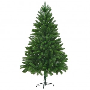 Árbol de Navidad artificial hojas realistas verde 210 cm D