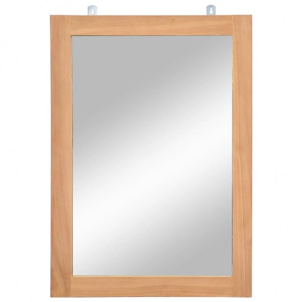 Espelho de parede madeira maciça de teca 50x70 cm D