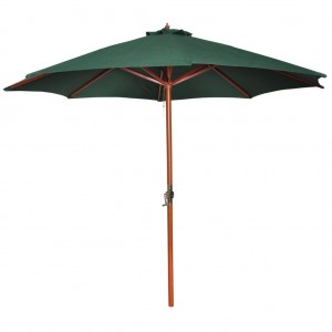 Um guarda-chuva verde 25 cm D