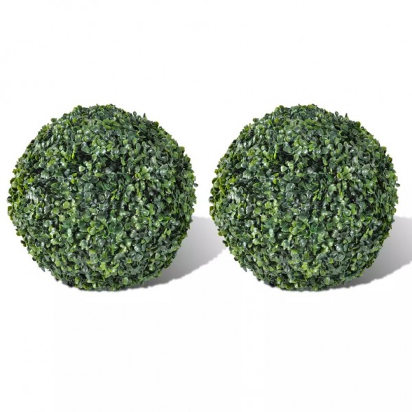 Arbusto de bolas Boj artificial H27 cm 2 unidades D