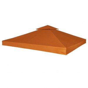 Capa de substituição de telhado 310 g/m2 laranja 3x3 m D