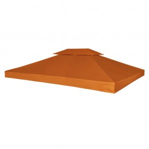 Capa de substituição de telhado 310 g/m2 laranja 3x4 m D