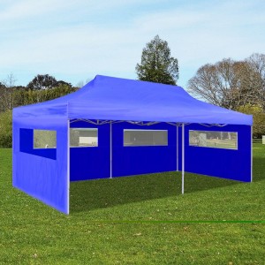 Tenda dobrável azul 3x6 m D