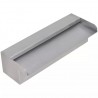 Fuente cascada rectangular piscina acero inoxidable 30 cm 2