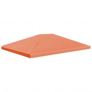 Toldo de cenador 310 g/m² 4x3 m naranja D