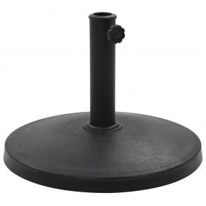 Base de guarda-chuva redonda de poliéster preto 10 kg D