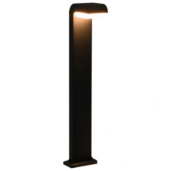 Lámpara LED de jardín ovalada negra 9 W D