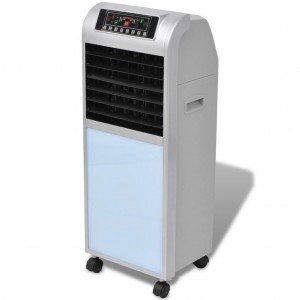 Refrigerador de ar portátil 120 W 8 L 385 m3/h 37,5x35x94,5 cm D