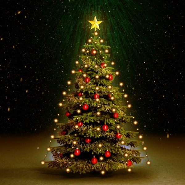 Red de luces de árbol de Navidad con 180 LEDs 180 cm D
