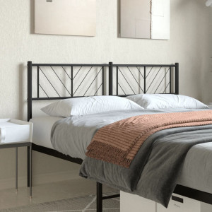 Cabecero de metal negro 135 cm D