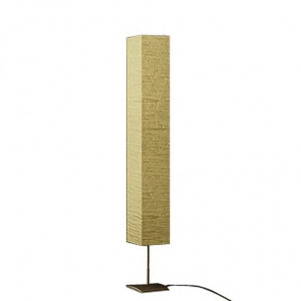 Lámpara de pie con soporte de acero 170 cm beige D