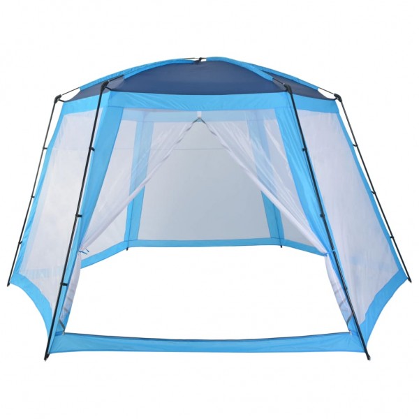 Carpa para piscina de tela azul 500x433x250 cm M 2