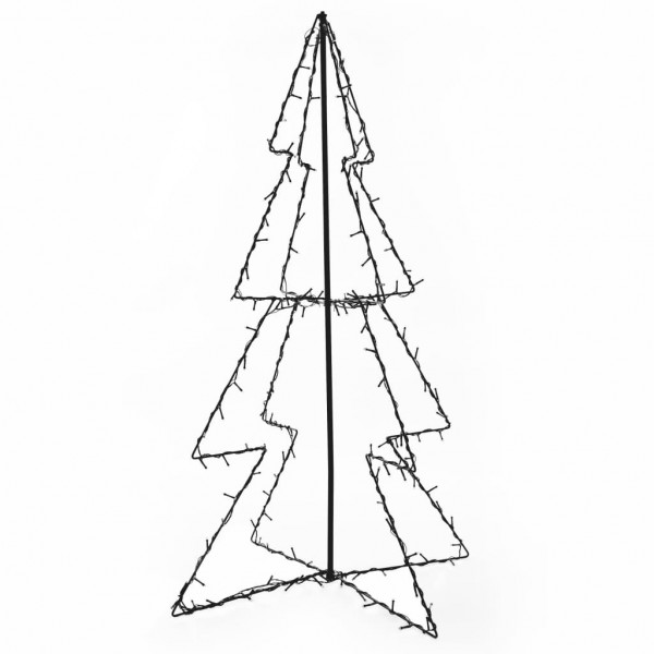 Árvore de Natal 160 luzes LED interior e exterior 78x120 cm D