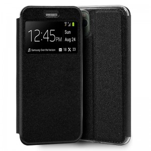 Funda Flip Cover iPhone 11 Pro Max Liso Negro D